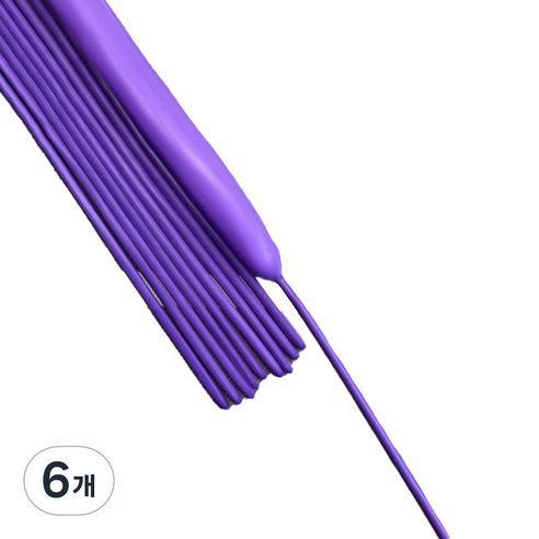 와우파티코리아 요술 풍선 160 50p, 바이올렛, 6개