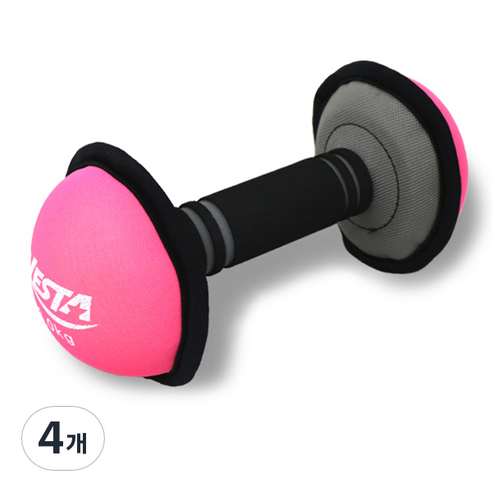 VESTA 소프트 안전 아령, 2kg, 4개