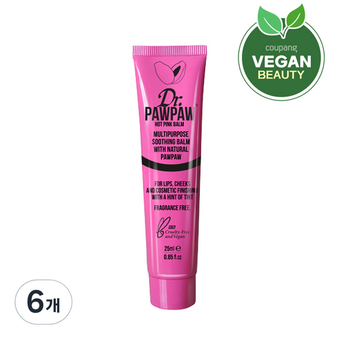 닥터포포 틴티드 밤 25ml, 핫핑크, 6개