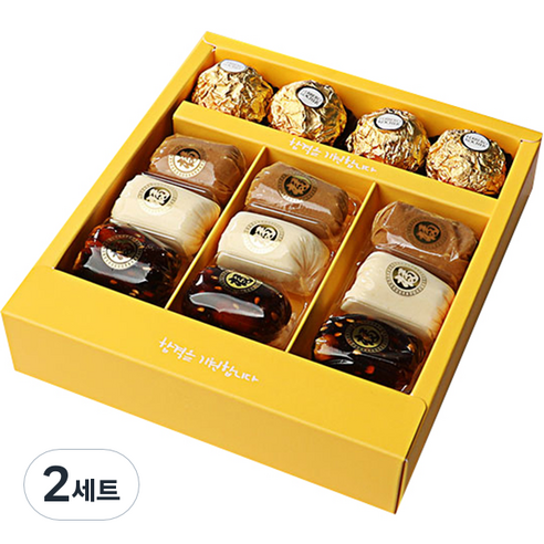 합격소망 수능 염원 10호 합격엿 45g x 3p + 페레로로쉐 12.5g x 4p 세트, 2세트