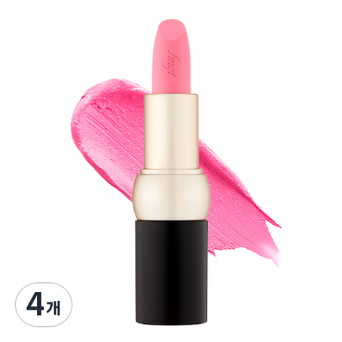 fmgt 뉴 볼드 벨벳 립스틱, 12 슬링백핑크, 3.5g, 4개