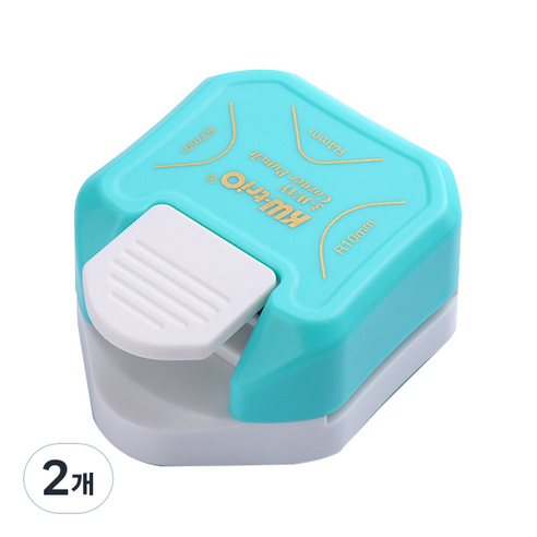 케이더블유트리오 귀돌이 펀치, 혼합색상, 2개