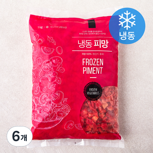 피망 (냉동), 1kg, 6개