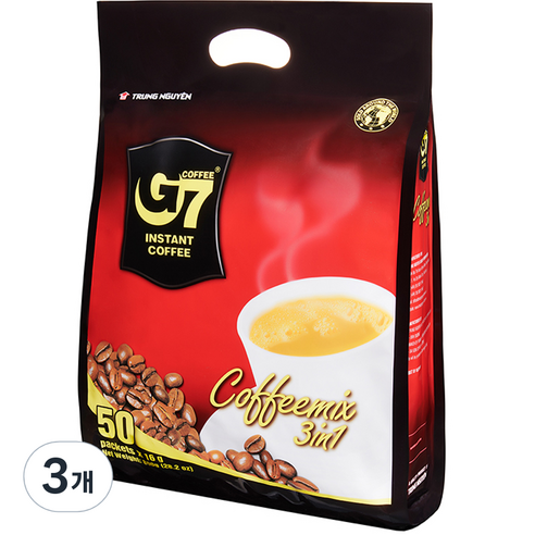 G7 커피 3in1 오리지널, 16g, 50개입, 3개