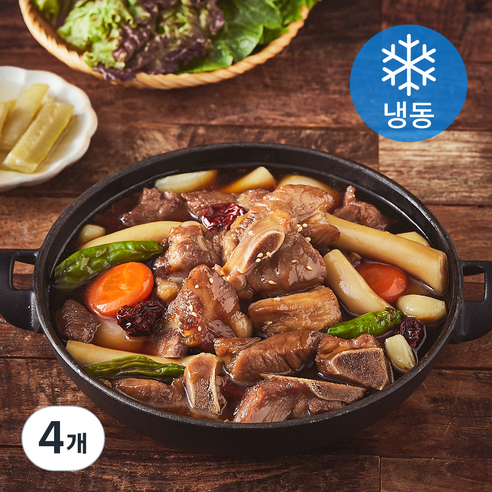 갈비아저씨 돼지갈비찜 303 (냉동), 600g, 4개