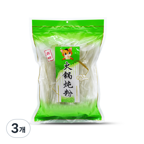 샤브샤브 훠궈 넓적당면, 1kg, 3개