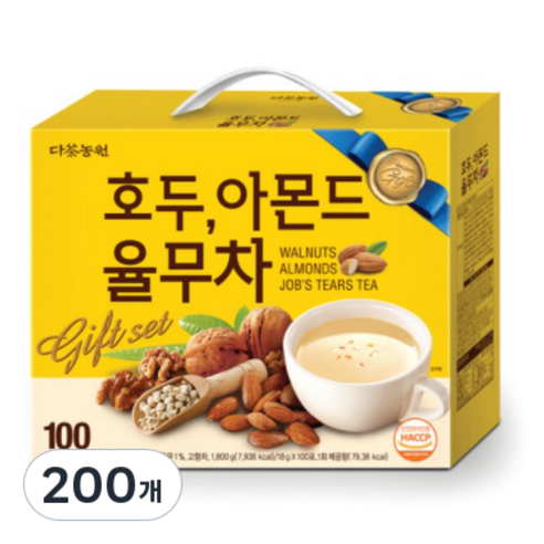 다농원 호두 아몬드 율무차, 18g