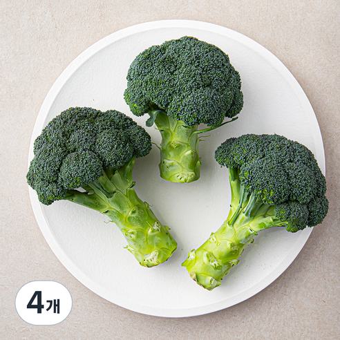국내산 브로콜리, 3개입, 4개