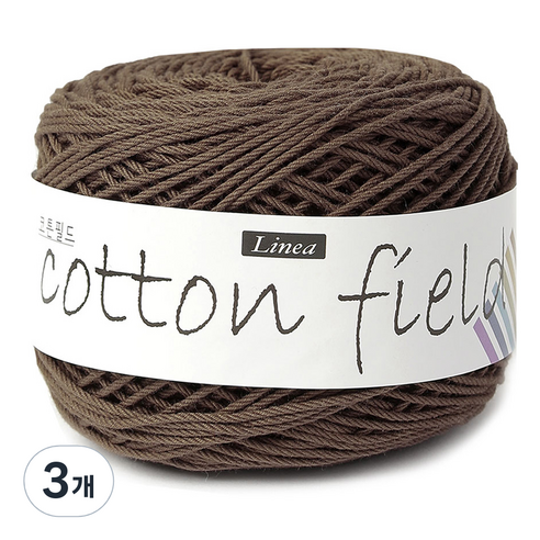 니뜨 코튼 필드, 324 브라운, 3개