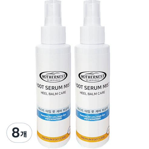 마더네스트 미스트 풋케어 보습제 120ml, 1개입, 8개