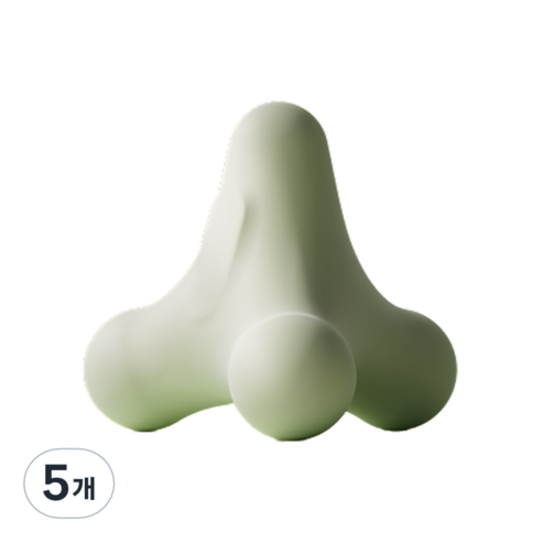 ACDI 다목적 스트레칭 사각 파스텔 마사지볼, 그린, 5개
