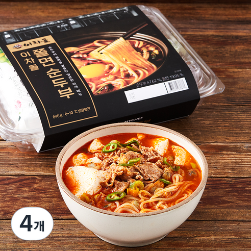 마이셰프 이차돌 쫄면 순두부, 840g, 4개