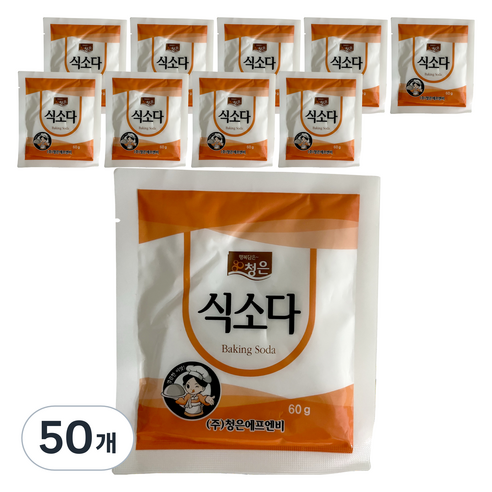 청은에프엔비 식소다, 60g, 50개