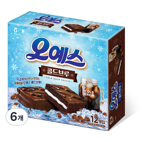 오예스 콜드브루 12p, 384g, 6개