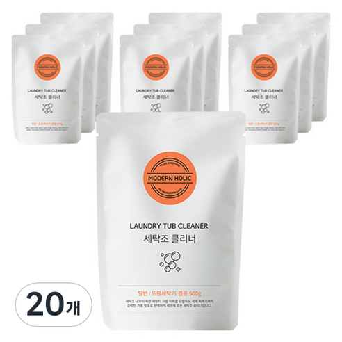 모던홀릭 세탁조 클리너, 20개, 500g