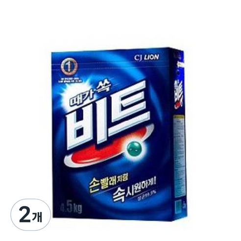 비트 가루세제, 3kg, 2개