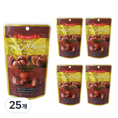 프렌치 마롱글라세 단밤, 40g, 25개