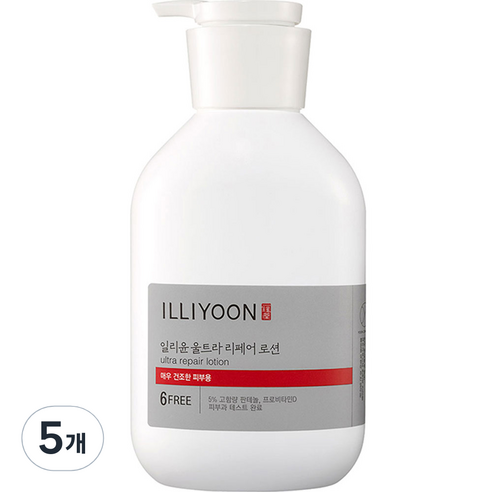 일리윤 울트라 리페어 로션, 528ml, 5개