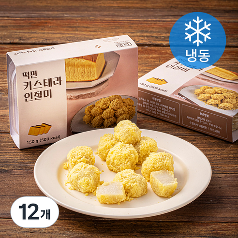 떡편 카스테라 인절미 (냉동), 150g, 12개