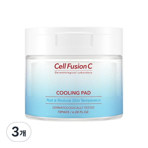 셀퓨전씨 포스트알파 쿨링패드 70p, 70개입, 3개