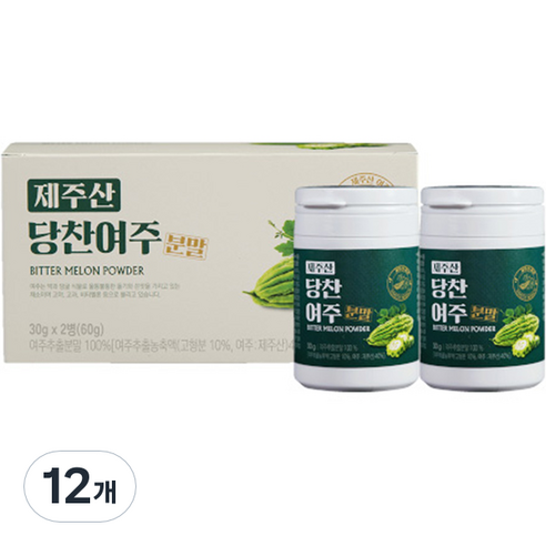 지비엠에스 제주산 당찬여주 분말, 30g, 24개