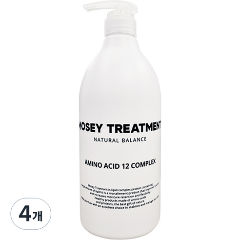 모지 네추럴 두피 케어 트리트먼트, 1000ml, 4개