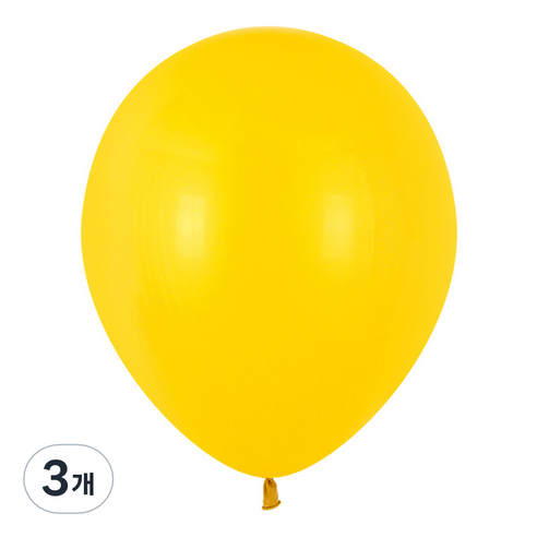 파티팡 라운드 레트로 풍선 30cm 100p, 머스타드 옐로우, 3개