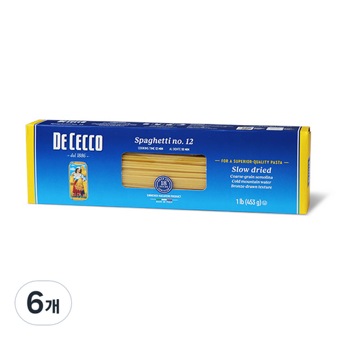 데체코 스파게티, 453g, 6개