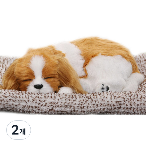어바인클래스 잠자는 뭉뭉이와냥냥이 제습인형 찰스스파니엘, 2개