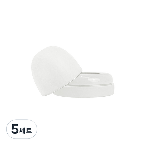 유비맘 시그니처 빨대컵 뚜껑세트, 5세트, 뚜껑+스크류(링), 구름