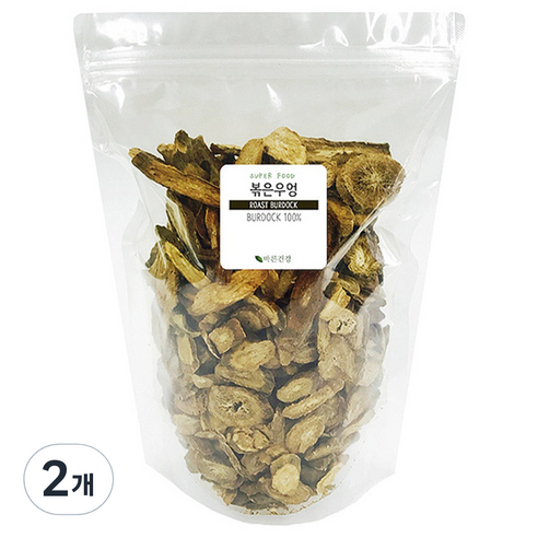 바른건강 볶은우엉, 2개, 200g, 1개입