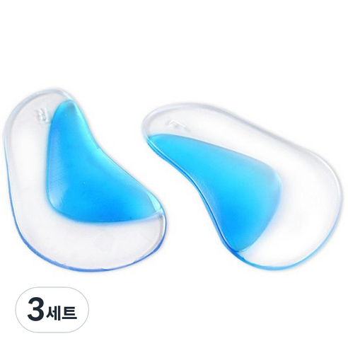 나음다름 발바닥 소프트 보호대 좌우세트 블루, 3세트