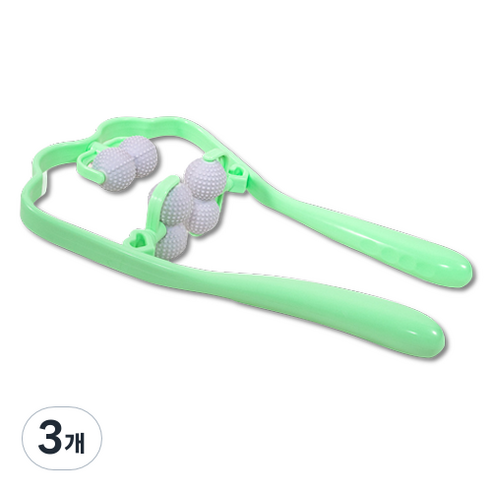 스카위즈 다기능 목 어깨 안마기, 3개, 그린