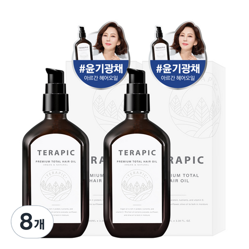 테라픽 프리미엄 토탈 헤어오일, 100ml, 8개