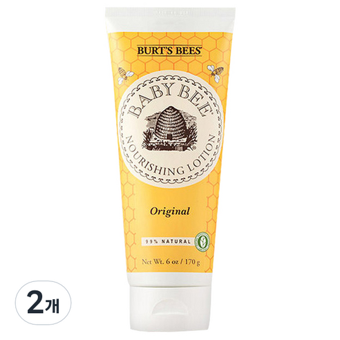 버츠비 베이비 비 로션 오리지널, 170g, 2개