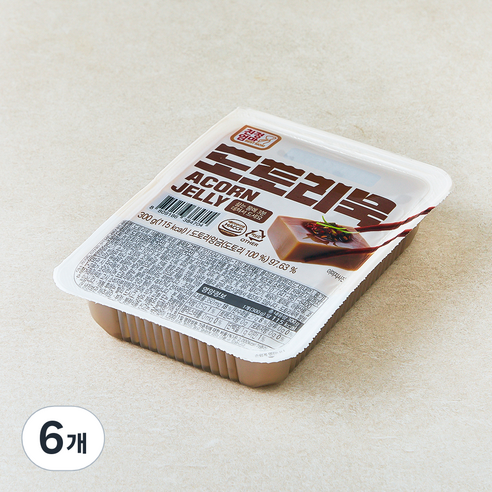 친정엄마 도토리묵, 300g, 6개, 1개입