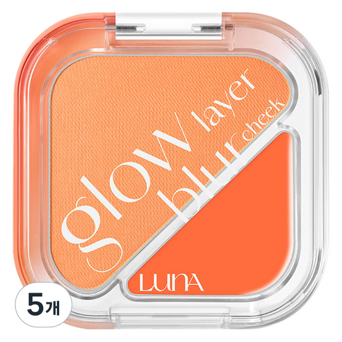 루나 글로우 레이어 블러 치크, 5개, 03 만다린샤워