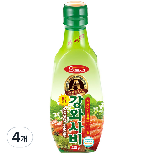 움트리 프리미엄 강와사비, 430g, 4개