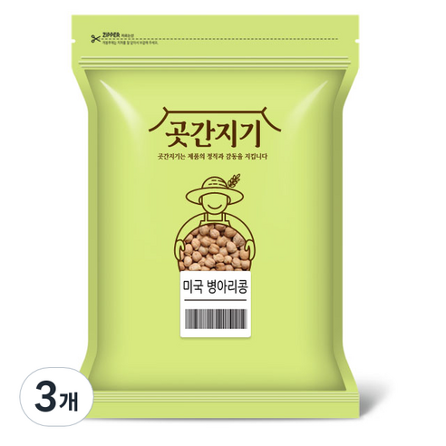 곳간지기 병아리콩, 2kg, 3개