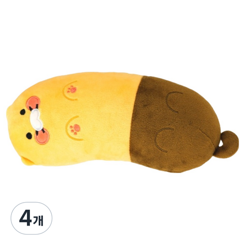 카카오프렌즈 발라당 차량용 안전벨트 커버, 춘식이, 4개