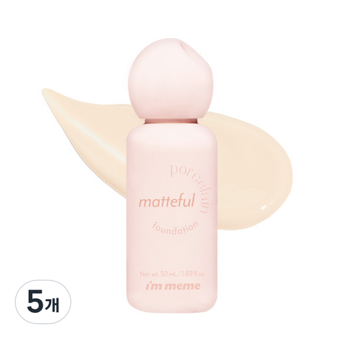 아임미미 매트풀 포슬린 파운데이션 50ml, 01 페어, 5개