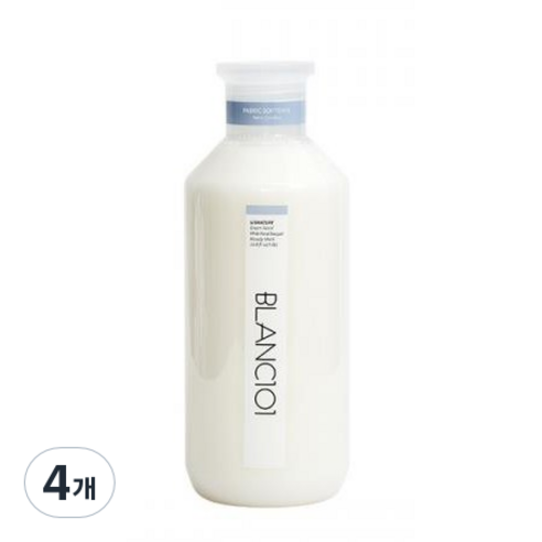 블랑101 섬유유연제 시그니처 본품, 4개, 1L