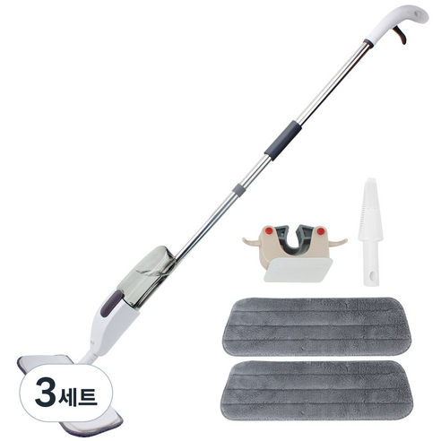 에스파스 워터스프레이 밀대청소 걸레 2p + 홀더, 3세트
