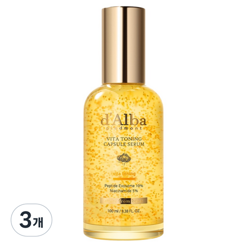 달바 나이아신아마이드 5퍼센트 비타 토닝 캡슐 세럼, 3개, 100ml