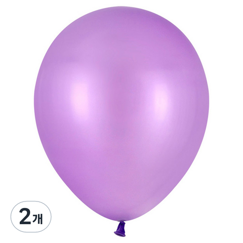 파티팡 라운드 펄 풍선 13cm 100p, 퍼플, 2개
