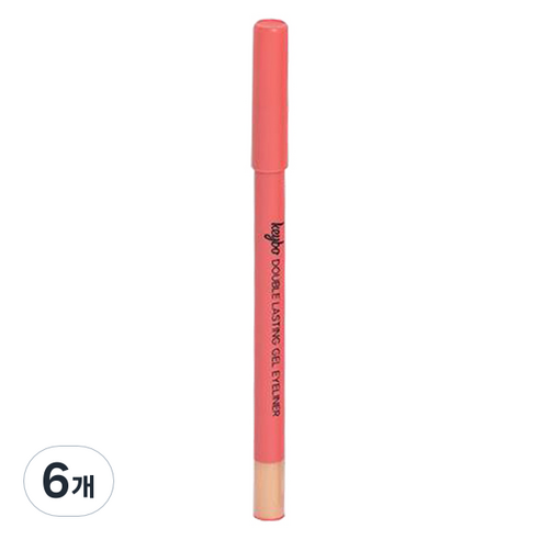 키보 더블래스팅 젤 펜슬 아이라이너 0.5g, 6개, 달빛오로라