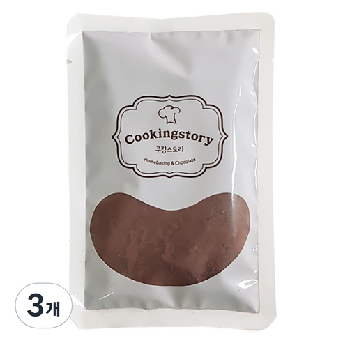 쿠킹스토리 코코아 파우더, 200g, 3개
