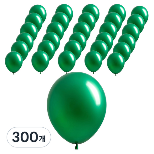 조이벌룬 풍선 30cm, 펄포레스트그린, 300개