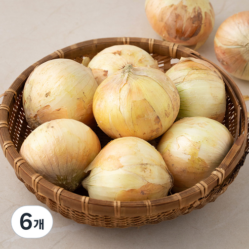 국내산 친환경 양파, 3kg, 6개