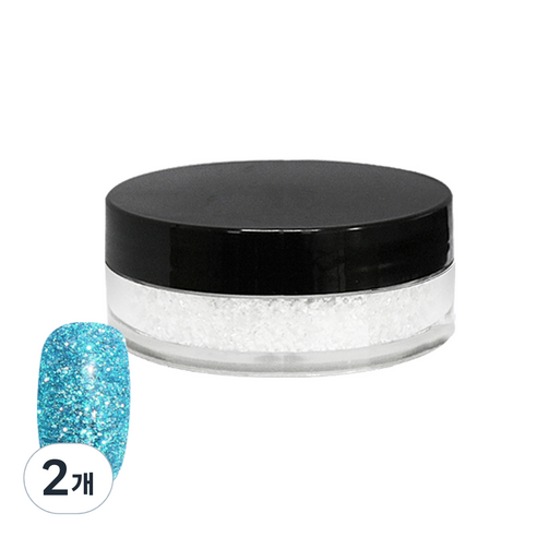네일스케치 보석 글리터 15g, 12 블루지르콘, 2개